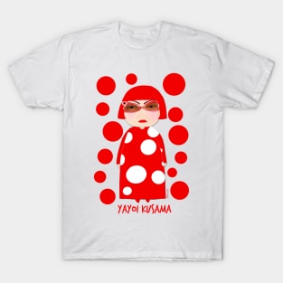 Red dots Yayoi Kusama inspired items T-Shirt